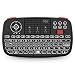 (2019 Upgrade) Rii i4 Mini Bluetooth Keyboard with Touchpad, Blacklit Portable Wireless Keyboard with 2.4G USB Dongle for Smartphones, PC, Tablet, Laptop TV Box iOS Android Windows Mac.Black primary
