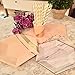 Pretty Peach Gold and Marble 69 Pcs Setting for 8 Deluxe Plates Napkins Cups Birthday Party Supply Wedding Bridal Shower Tableware Sets