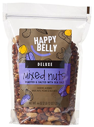 Amazon Brand - Happy Belly Deluxe Mixed Nuts, 44 Ounce