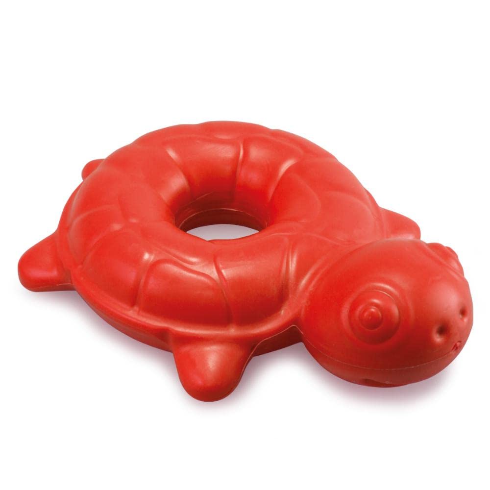 Arquivet Floating Turtle with Sound - 18cm - Thermoplastic Dog Toy - Chew Toy - Helps Dental Hygiene Eliminating Tartar Play