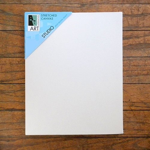 Art Alternatives 5 x 5 inch Pre-Stretched Studio Canvas (Pack of 5 Canvasses)
