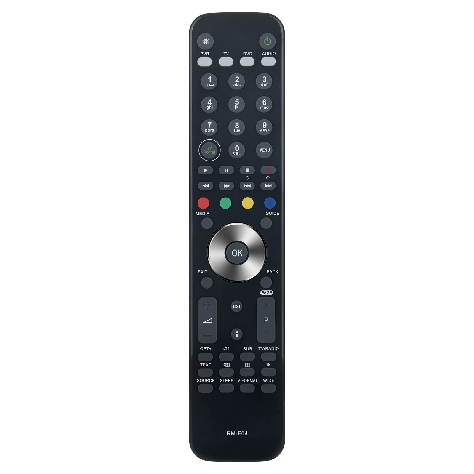 VINABTY New RM-F04 Replacement Remote Control for Humax RMF04 HD-FOX T2 HDR-FOX T2 HDR-7500T Freeview HD Remote Control
