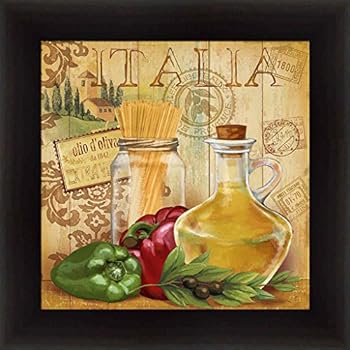 Set Di 4 Stampe Da Cucina Italiane – Quadri Pasta E Ravioli – Poster 20x25 Cm – Daphne Brissonnet Per Gango Editions