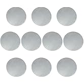Feelers 2" Diameter Aluminum disc 1060 Aluminum Round Sheet Plate Stamping Blanks 18 Gauge (.039") for Metal Stamping, Jewelry Making DIY, 10 PCS