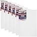 US Art Supply 11 X 14 Inch Professional Quality Acid-Free Stretched Canvas 6-Pack - 3/4 Profile 12 Ounce Primed Gesso - (1 Full Case of 6 Single Canvases)