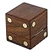 AMERINDIAN Wooden 5 Dice Set with Storage Box 20MM D6 Gaming Dice