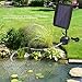 Yosoo Solar Powered Aerator Air Pump Oxygen LED Outdoor Pool Pond Fish Tank Adjustable Oxygen Pump Pond Aerator
