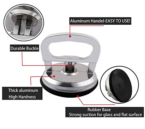 image for WFPOWER Aluminum Dent Puller Suction Cup Handle Lifter, Car Dent Remov