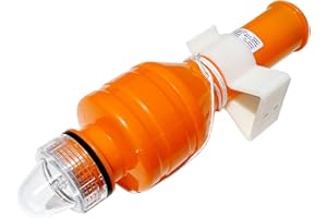 Huvqianu Marine Flare Light, High-Intensity LED Signal, LED Flashing Stick, Lifebuoy Light, Floating Electronic Visual Distre