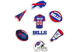 GREN GARFIELD Football Charms Sports Charms for Boys Girls Women Men Shoe Charms Adults Teens Kids for Birthday Party Gifts