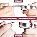 Palada Stainless Steel Metal Measuring Cups Set Small Tablespoon to 1/8 Teaspoon 7 Mini Measurement Cups Bonus 10K Recipe E-book
