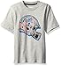 adidas Little Boys' Short Sleeve Cotton Jersey Graphic T-Shirt, Huafu Grey Heather, 5