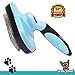 Green Street Pet Basics Best Dog Grooming Slicker Brush Self Cleaning Dog & Cat Brush for Long & Short Hair Shedding