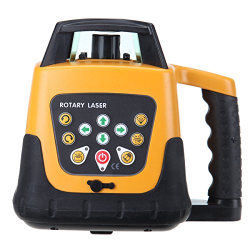 Iglobalbuy 360Â°Automatic Self-leveling Rotary Laser Level Green Beam 500M Range Electronic Self-leveling Rotating Laser Level Tool Kit with Remote Control