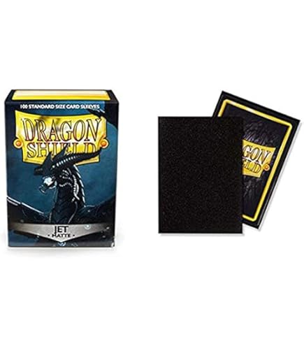 Amazon.com: Dragon Shield Matte Black Standard Size 100 ct