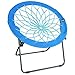 Round Bungee Chair Red Folding Comfortable Lightweight Portable Indoor Outdoor Use
