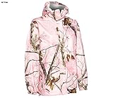 Realtree Storm Seeker AP Pink Camo Zip Up Hoodie Rain Jacket Size Sm/Med or L/XL