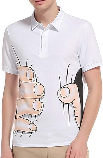 hombres con camisa polo