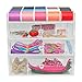 Acrylic Cosmetic Organizer with 3 Drawers, Removable Dividers and Top Shelf by D'Eco