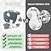 BABY TEETHING TOYS BPA FREE - Silicone Elephant Teether with Pacifier Clip Holder Set for Newborn Babies - Freezer Safe | Baby Shower Gift Idea for Stylish Little Boys and Girls - Infant Unisex Chew