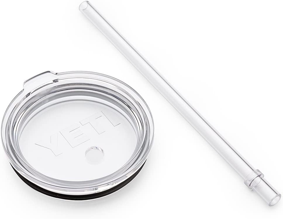 YETI Rambler Tumbler Straw Lid, Reusable Shatter-Resistant lid with Straw, White, Large, 30oz (887ml) — image 1