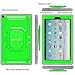 Fintie Case for Amazon Fire HD 10 (7th and 9th Generations, 2017 and 2019 Releases) - [Tuatara Magic Ring] 360 Rotating Multi-Functional Grip Carry Cover w/Built-in Screen Protector, Green