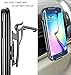 S6 EDGE Case, GALAXY S6 EDGE HOLSTER Case, E LV Samsung Galaxy S6 EDGE Case Cover - Super Slim Hard Shell HOLSTER Combo Case with CAR HOLDER Case Cover with Kickstand and Locking Belt Swivel Clip for Galaxy S6 EDGE - BLACK