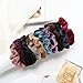 Dpijer 7 PCS Hair Scrunchies Velvet Elastics Scrunchy Bobbles Soft Hair Bands Hair Ties Ponytail Holder Hair Accessories for Women Girls,Random Color