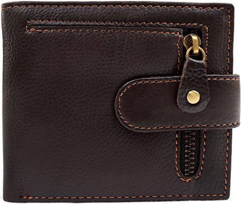 Mens/Gents Genuine Soft Leather Bi-Fold Wallet/Credit Card Holder
