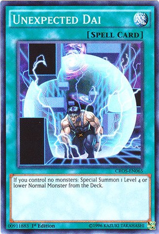 Yu-Gi-Oh! - Unexpected Dai (CROS-EN065) - Crossed Souls - 1st Edition - Super Rare