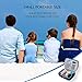 FIXBODY Mini Pocket Detangling Hair Brush, 3 Pack Soft Ball Tipped Nylon Pin Handheld Massage Paddle Hair Comb for Adults & Kids All Hair Types