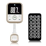 GT ROAD GT-BT67 Bluetooth Car Music Adapter and FM Transmitter, LED Display, Excellent Sound, Noise Reduction Technology, Fast Pairing, USB Charging, Smartphone Compatible, Hands-Free Calls