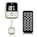 GT ROAD GT-BT67 Bluetooth Car Music Adapter and FM Transmitter, LED Display, Excellent Sound, Noise Reduction Technology, Fast Pairing, USB Charging, Smartphone Compatible, Hands-Free Calls
