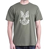 CafePress UNSC Halo Reach T-Shirt 100% Cotton T-Shirt Military Green