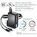 Pwr Tablet Phone Rapid 4A Dual Charger UL Listed Extra Long 6.5 Ft for Fast Charging: LG G Pad, Samsung Galaxy, Xiaomi, Asus Transformer Book T100, Lenovo, BlackBerry, HTC, Motorola Moto, Huawei, BLU