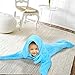 CHANOV Dolphin Blanket Kids Sleeping Bag, Cartoon Kids Blankets with Tails, Plush Super Comfy Flannel Tail Blanket With Free Drawstring Backpack, A Sweet Gift for Kids and Girlfriends(Blue)