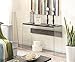 Convenience Concepts SoHo Console Table/Desk, Weathered Gray