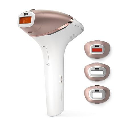 Philips Lumea Prestige Haarentfernungsgerät IPL BRI956/00 (weiß, intensives pulsiertes Licht (IPL), 8,5 min, 1,5 min, 2 min, 