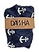 Changing Pad Cover For Baby Boys By Danha – 100% Soft, Ultra-Plush Polyester – Universal, Elastic Trim Edges Design – Anchor Patterns – Stain Resistant & Machine Washable