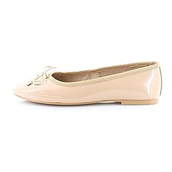 Steve Madden Blossoms Ballet Flat Blush Patent 6.5 M