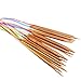 Youwen Circular Colorful Tube Bamboo Knitting Needles Set 18 Sizes 2 mm - 10 mm comparable to US sizes 24 inch Length