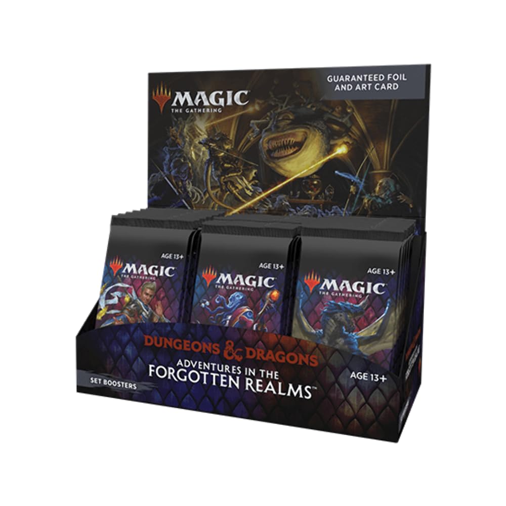 Wizards of the Coast Magic: The Gathering - Adventures In The Forgotten Realms Set Booster Display of 30 Packets, Multicolor, C87550000