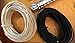 Gavitt Cloth-covered 22 AWG Guitar Hook-up Wire - 100 Feet (50-white/50-black)