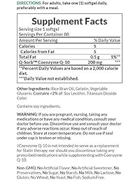 Nature 's Bounty Coq 200 mg 2 unidades, 160 unidades
