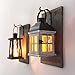 APBFH 3 Pcs Outdoor Decorative Iron Wall Hanging Lantern Plant Hooks, 3-Inch, Black