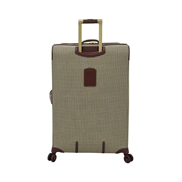 LONDON FOG Cambridge II Softside Expandable Spinner Luggage, Black