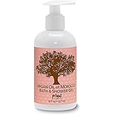 Primal Elements Argan Oil of Morocco Bath and Shower Gel, 8 Fluid Ounce