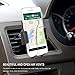 IKOPO 3-in-1 360° Rotating Easy to Use One Touch Cell phone Car Mount Holder Cradle for iPhone Samsung Galaxy LG Nexus(Black)