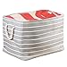 iDesign Luca Fabric Storage, Bin with Handles for Blankets, Pillows, Clothing, Towels - Large, Gray/Cream 17