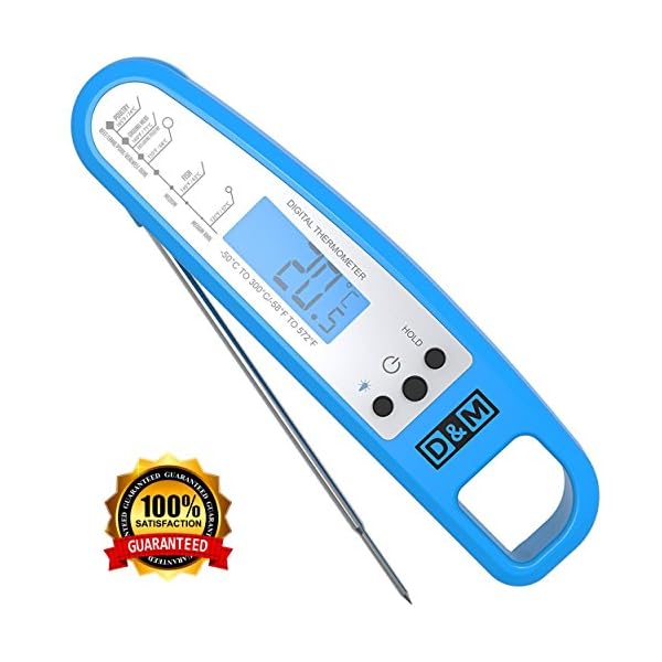 DM-Digital-Meat-Thermometer–Instant-Read-Foldable-Ideal-as-Internal-Meat-Thermometer-Grill-Thermometer-Cooking-or-Kitchen-Thermometer–Food-safe-Sturdy-Steel-Meat-Thermometer-Probe